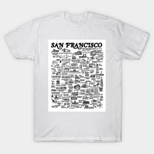 San Francisco Map T-Shirt